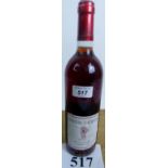 1 bottle of rosé wine being Château La Croix,