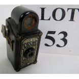 A c1920's/30's Art Deco Coronet Midget bakelite camera, (a/f),