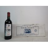 12 bottles red wine Domaine de Merchien,