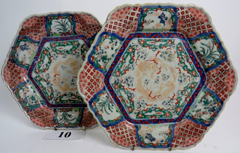 A pair of 19th century Imari porcelain d