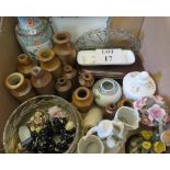 Assorted decorative and ornamental ceramics and glassware,