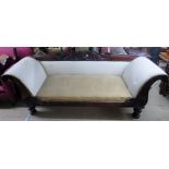 A Victorian mahogany framed 3 seater sof