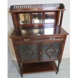 A Gillow's style Edwardian mahogany mirr