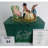 A Royal Doulton Beswick Ware limited edition group "The Mad Hatters Tea Party" LC1, c.