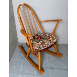 An Ercol Windsor rocking chair,