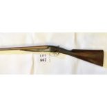 Tisdale 12 bore side by side shotgun Ser