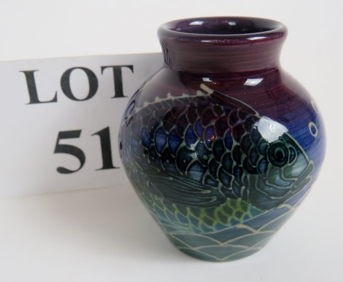 A small vase by Sally Tuffin for Dennis