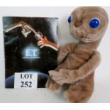 An 'E.T' soft toy and a film programme f
