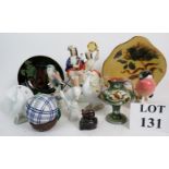 Decorative collector's ceramics, to incl