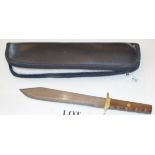 Bowie 10.5" knife 'Rorke's Drift' in she