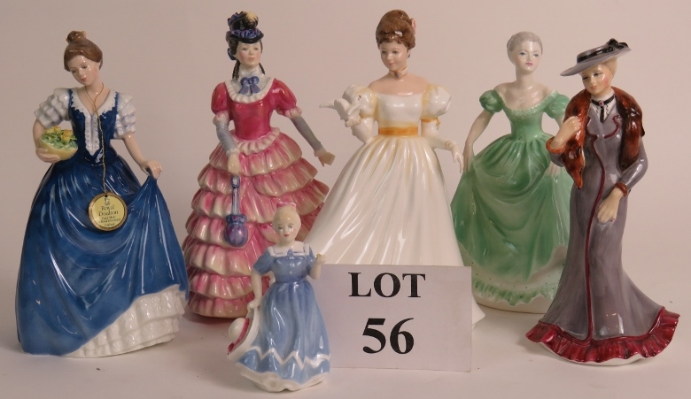 Three Royal Doulton figures, Helen, Kath