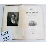 Volume: 'The Works of Lord Byron', inclu