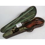 A late 19th/early 20th century violin, t