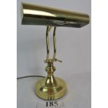 A modern brass desk lamp est: £20-£40