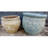 Two Mediterranean style planters, to inc