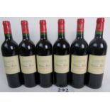 Six bottles Chateau Milon - St Emilion,