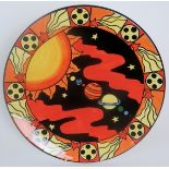 A Lorna Bailey signed limited edition charger, 'Alignment of the Planets', 49/100,