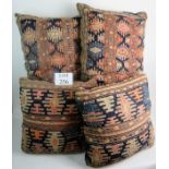 Four good quality Bedouin/Kelia cushions,