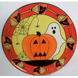 A Lorna Bailey limited edition charger, 'Halloween', 36/100,