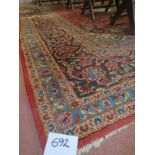 A large early mid 20th century Persian carpet,