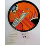 A Lorna Bailey for Carltonware, limited edition 'Jazz' plaque, 28/100, with certificate,