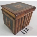 A 19th century Sorrento Ware marquetry and parquetry inlaid puzzle box,