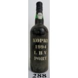 1 bottle Kopke 1994 Late Bottled Vintage Port est: £20-£30