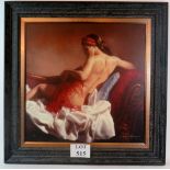Hamish Blakely (b1968) - 'Maiden', signed limited edition colour printed canvas on board,