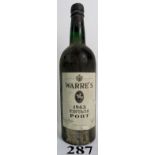 1 bottle of Warres Vintage Port 1963 est: £60-£80