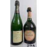 2 bottles of champagne being 1 bottle of Vilmart Grand Reserve Premier Cru and 1 botle of Laurent