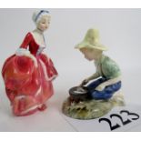 Two Royal Doulton figures: 'Goody Two Sh