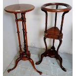 Two 19th century jardiniere stands to in