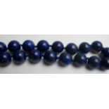 1100cts lapis lazuli necklace, large 18m
