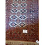 An early-mid 20th century Persian rug on