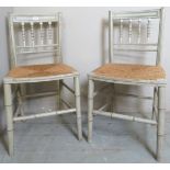 A pair of Regency painted occasional cha