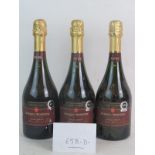 3 bottles of rosé Cava being Marques de Monistrol Rosé Brut est: £15-£30