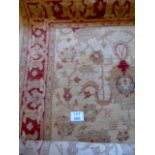 A 20th century Pakistan carpet, 100% wool on cream ground, (294cm x 196cm approx),
