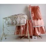 Two late 19th/early 20th century Dolls Cribs,