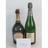 2 bottles of champagne being 1 bottle of Vilmart Grand Reserve Premier Cru and 1 botle of Laurent