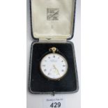 A 9ct gold Dennison pocket watch, 'Everite' H Samuel Made in England,