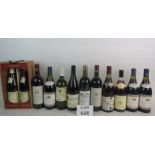 Fine Quality mixed reds and whites to include 1 Louis Jadot two-bottle wine case to include