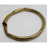 A 9ct gold bracelet, approx 10 grams, a/f,