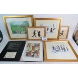 Frances Lennon MBE (1912-2015) - Four pencil signed llimited edition colour prints (2 with artists
