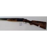 Valmet (Finland) 12 bore over and under shotgun, (a/f), walnut stock, 28" barrels, serial no: 46288,