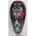 A Moorcroft limited edition vase in the 'Maypole' pattern by Wendy Mason, 61/150, c1998, 36cm high,