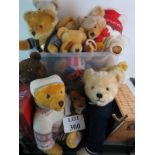 A large collection of good quality modern Teddy Bears in good condition (4 boxes),