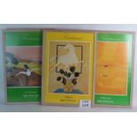Three French Art Posters after Rosseau, 'Spirit of Pont Aven', framed,