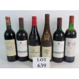 A good mixed lot of red mature drinking wines to include 1 bottle L’Ermitage de Chasse-Spleen,
