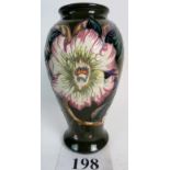 A Moorcroft 'Gustavia Augustus' vase by Debbie Hancock, c1999, 26cm high,