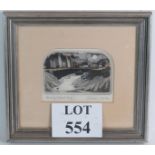 Graham Clarke (b 1941) - Pencil signed Artists proof etching, 8cm x 13cm, framed,